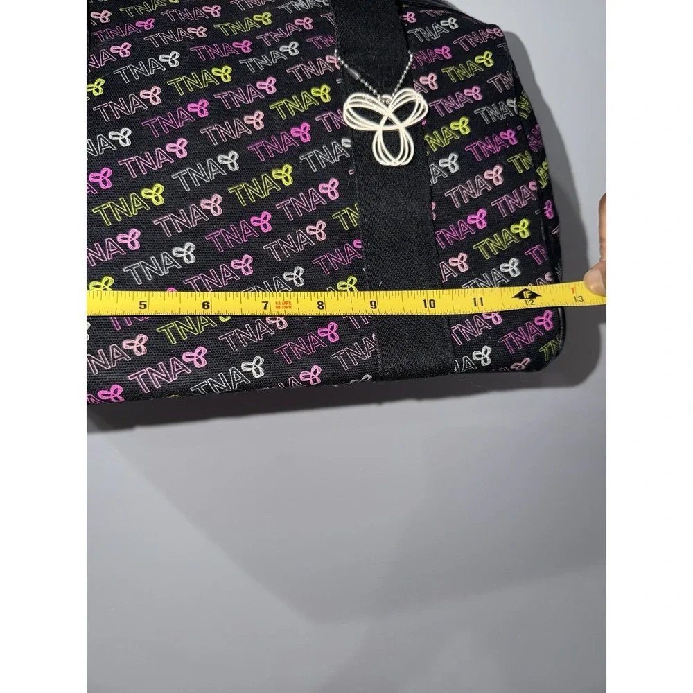 Y2K Vintage Aritzia TNA‎ small duffle Bag Multicolor Black 1